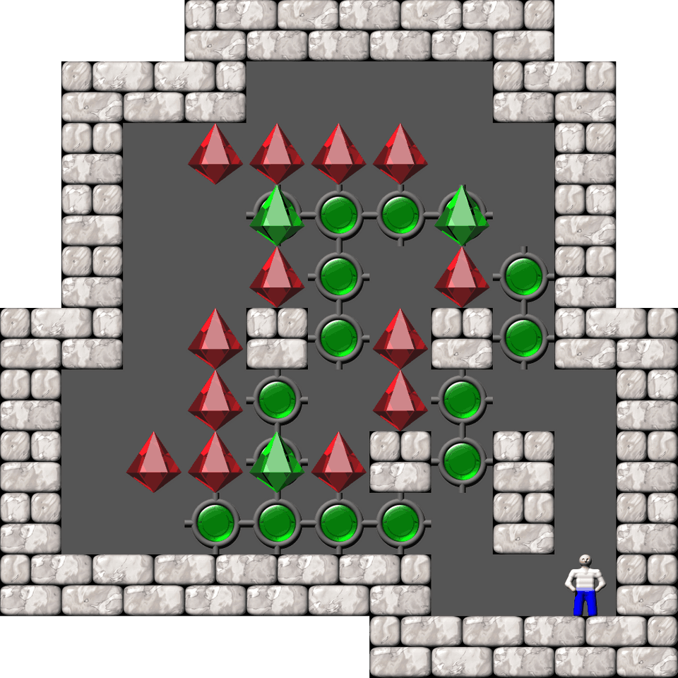 Sokoban Yoshio Murase's Hand-Made level 34